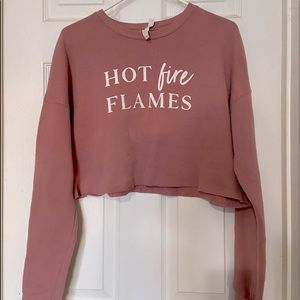 Whitney Simmons Merch Cropped Sweater